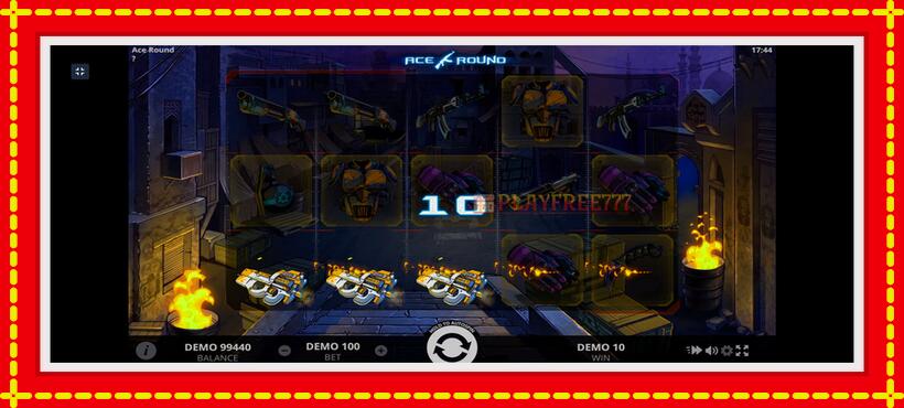 Slot machine Ace Round with access to free game online, picture 9