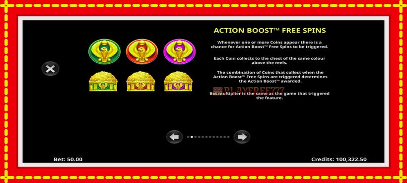 Slot machine Action Cash Ras Riches with access to free game online, picture 5