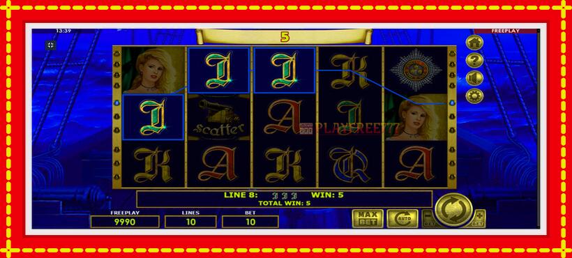 Slot machine Admiral Nelson with access to free game online, picture 12