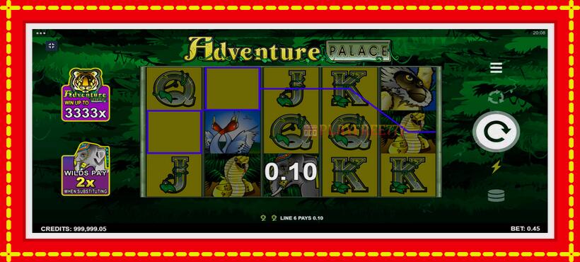 Slot machine Adventure Palace with access to free game online, picture 3