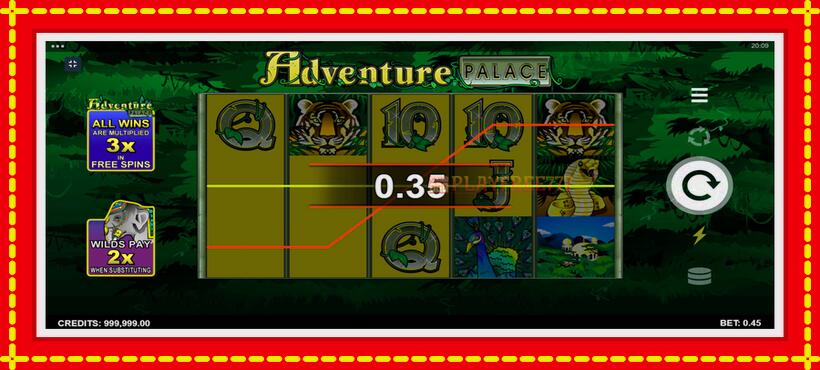 Slot machine Adventure Palace with access to free game online, picture 5