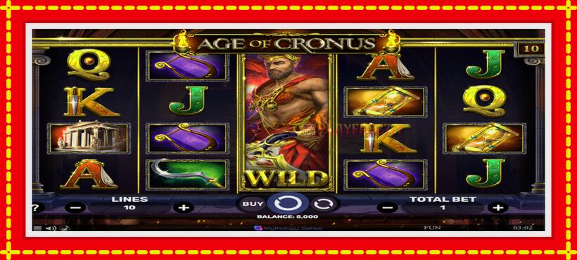 Slot machine Age of Cronus with access to free game online, picture 2