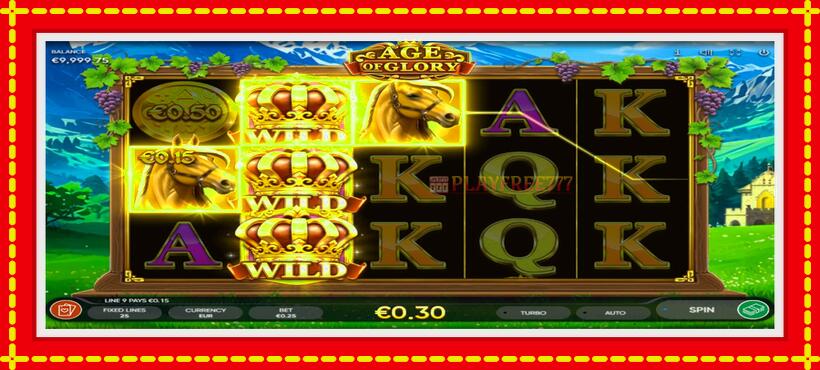 Slot machine Age of Glory with access to free game online, picture 2