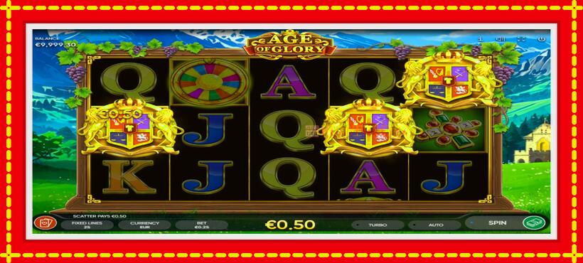 Slot machine Age of Glory with access to free game online, picture 3