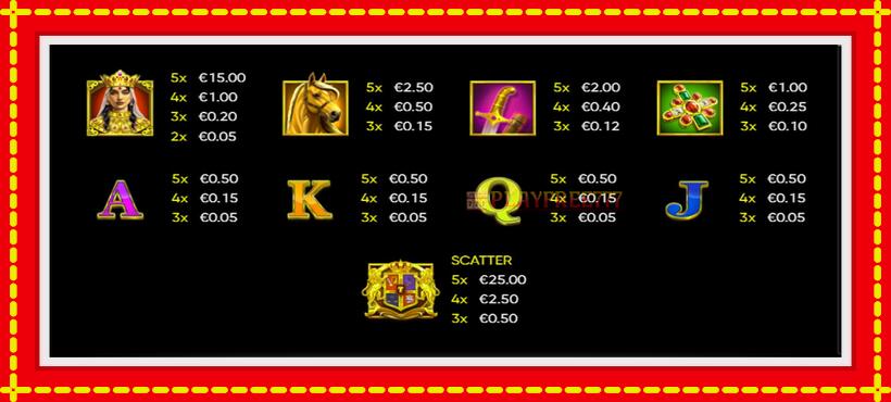 Slot machine Age of Glory with access to free game online, picture 5