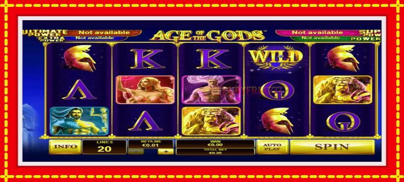 Slot machine Age Of The Gods with access to free game online, picture 1