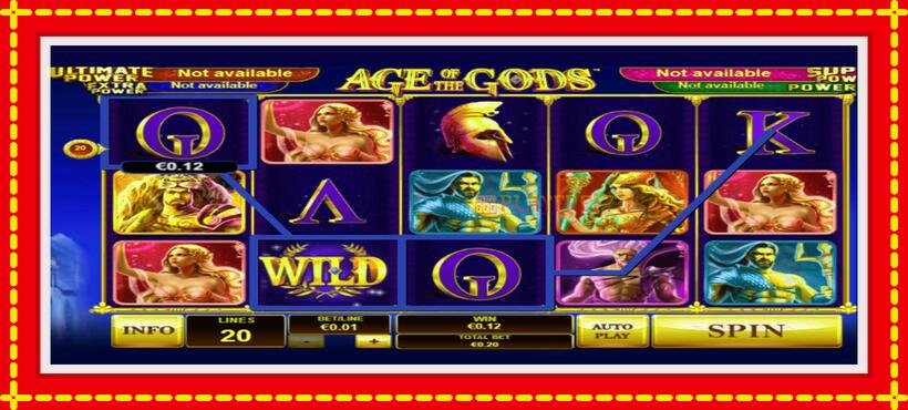 Slot machine Age Of The Gods with access to free game online, picture 2