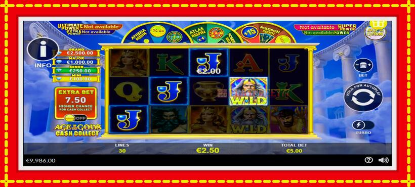 Slot machine Age of the Gods Cash Collect with access to free game online, picture 5