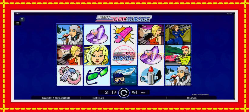 Slot machine Agent Jane Blonde with access to free game online, picture 1