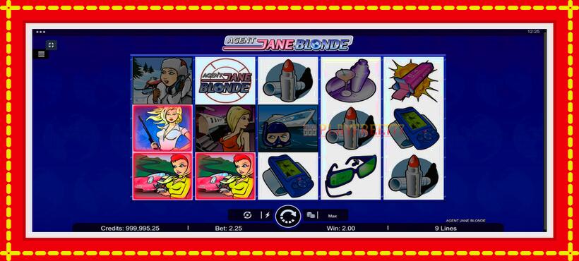 Slot machine Agent Jane Blonde with access to free game online, picture 2