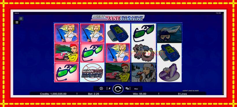 Slot machine Agent Jane Blonde with access to free game online, picture 3