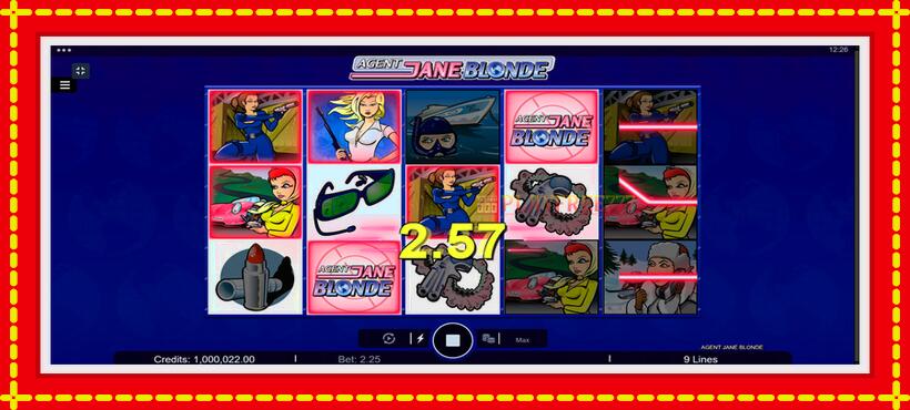 Slot machine Agent Jane Blonde with access to free game online, picture 4