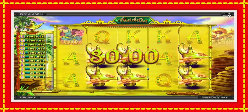 Slot machine Aladdin with access to free game online, picture 4