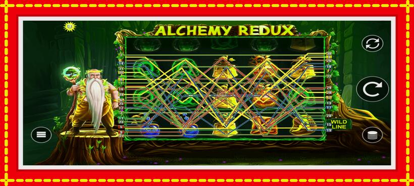 Slot machine Alchemy Redux with access to free game online, picture 1