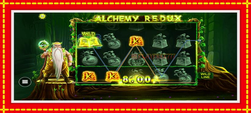 Slot machine Alchemy Redux with access to free game online, picture 3