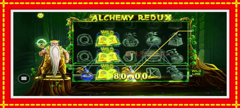 Slot machine Alchemy Redux with access to free game online, picture 4