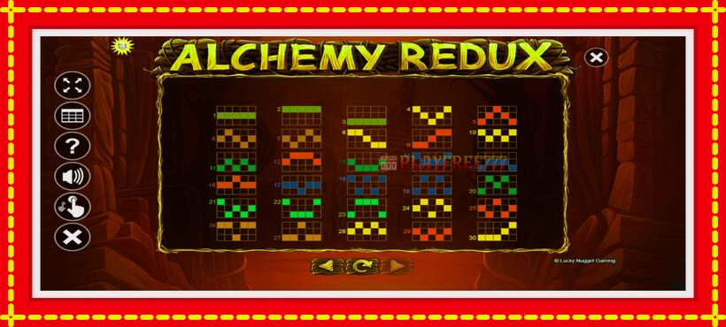 Slot machine Alchemy Redux with access to free game online, picture 7