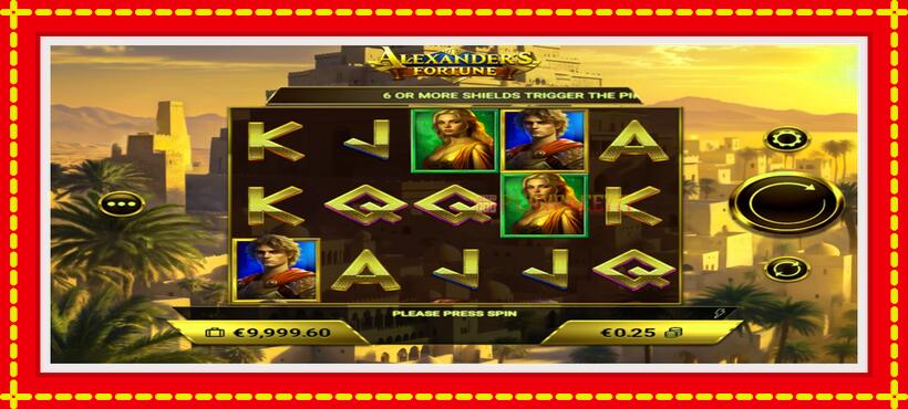 Slot machine Alexanders Fortune with access to free game online, picture 2