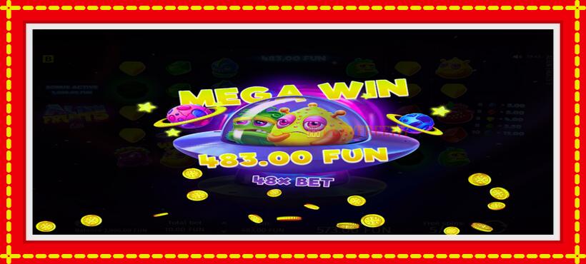 Slot machine Alien Fruits 2 with access to free game online, picture 5