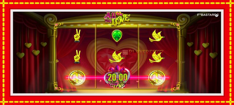 Slot machine All the Love with access to free game online, picture 4