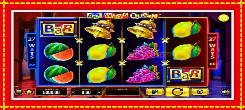 Slot machine All Ways Queen with access to free game online, picture 1