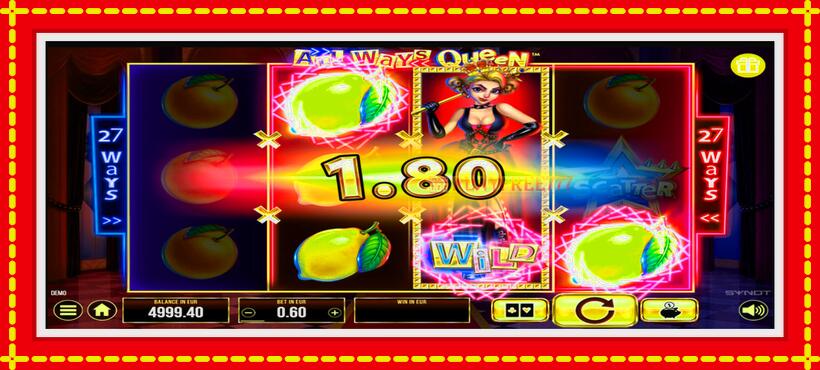 Slot machine All Ways Queen with access to free game online, picture 5