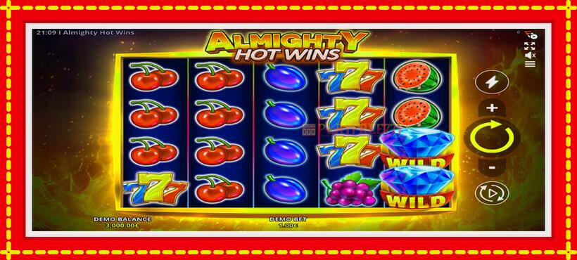 Slot machine Almighty Hot Wins with access to free game online, picture 1