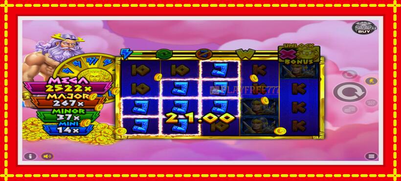 Slot machine Alpha Gods: Zeus with access to free game online, picture 5