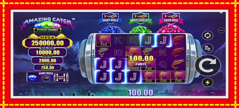 Slot machine Amazing Catch Power Combo with access to free game online, picture 4