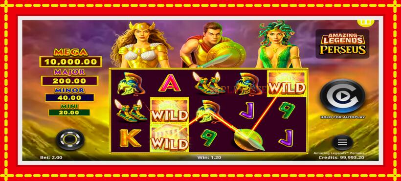 Slot machine Amazing Legends Perseus with access to free game online, picture 3