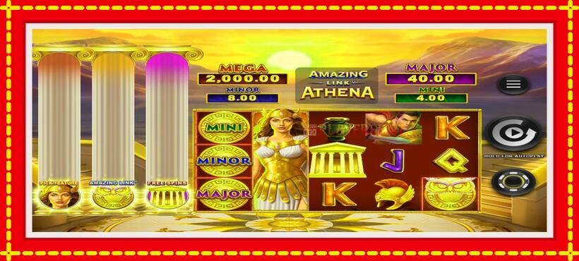 Slot machine Amazing Link Athena with access to free game online, picture 1