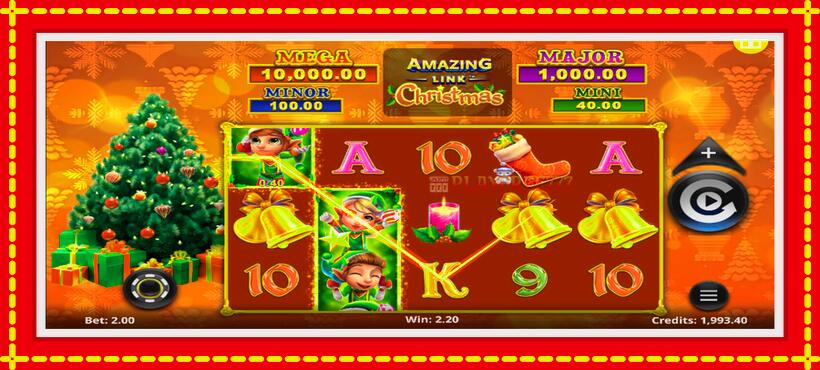 Slot machine Amazing Link Christmas with access to free game online, picture 5