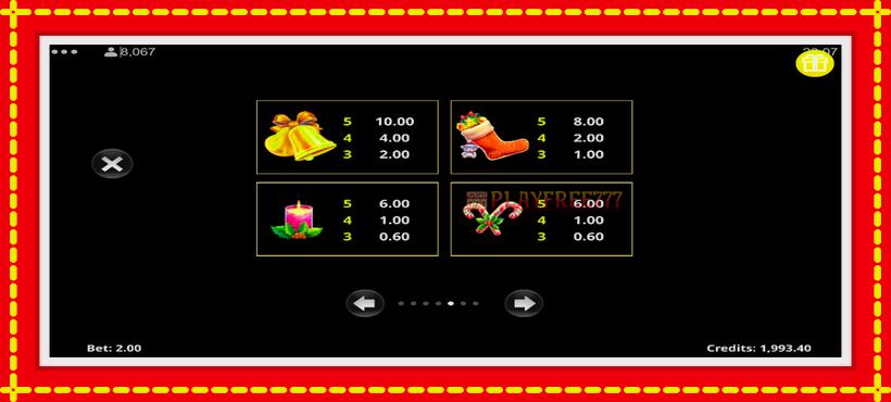 Slot machine Amazing Link Christmas with access to free game online, picture 6