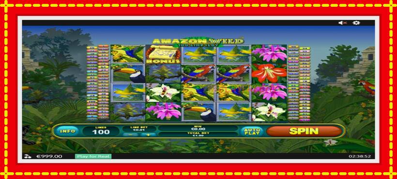 Slot machine Amazon Wild with access to free game online, picture 1