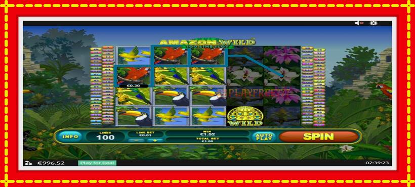 Slot machine Amazon Wild with access to free game online, picture 2