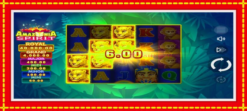 Slot machine Amazonia Spirit with access to free game online, picture 3