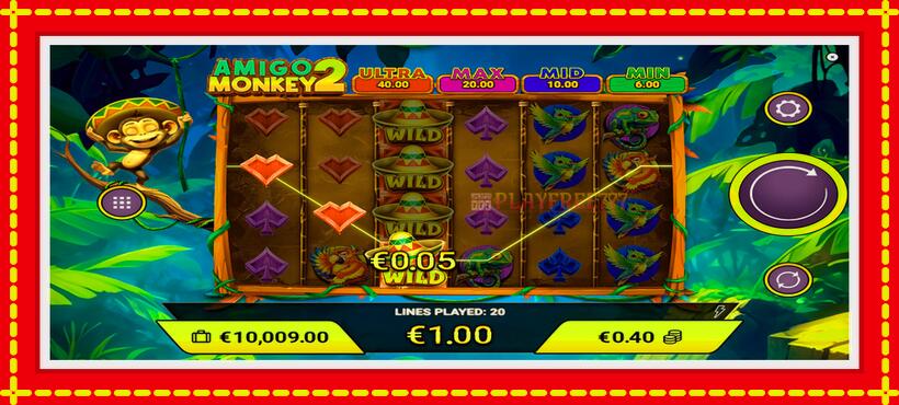 Slot machine Amigo Monkey 2 with access to free game online, picture 3