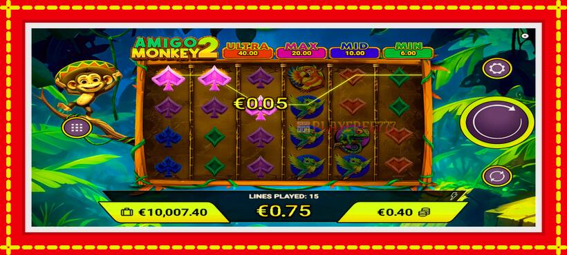 Slot machine Amigo Monkey 2 with access to free game online, picture 4