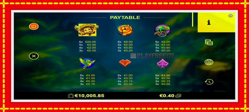 Slot machine Amigo Monkey 2 with access to free game online, picture 6