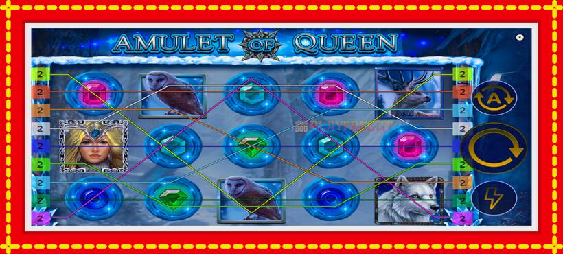 Slot machine Amulet of Queen with access to free game online, picture 1