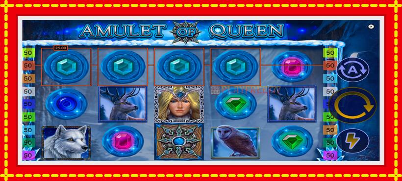 Slot machine Amulet of Queen with access to free game online, picture 2