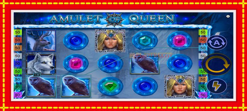 Slot machine Amulet of Queen with access to free game online, picture 4