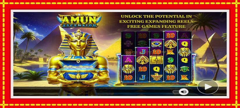 Slot machine Amun Ascension with access to free game online, picture 1