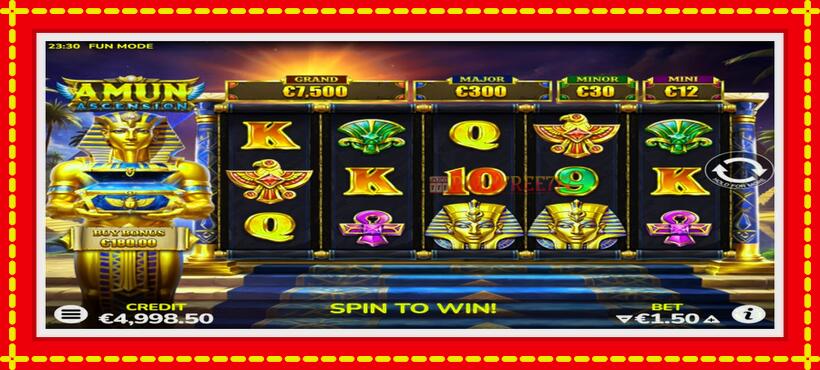 Slot machine Amun Ascension with access to free game online, picture 2