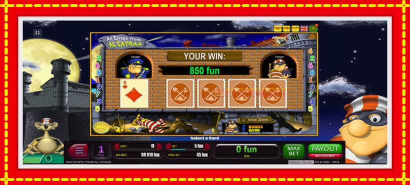 Slot machine An Escape from Alcatraz with access to free game online, picture 3