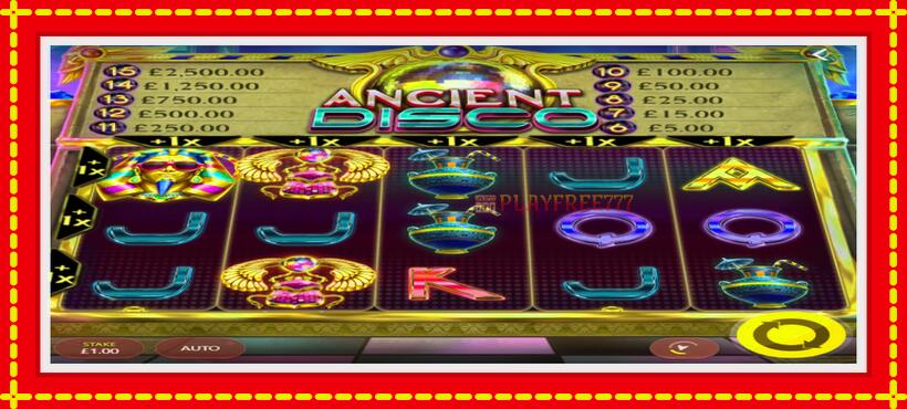 Slot machine Ancient Disco with access to free game online, picture 1