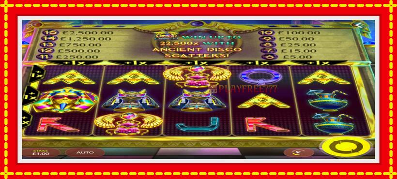 Slot machine Ancient Disco with access to free game online, picture 2