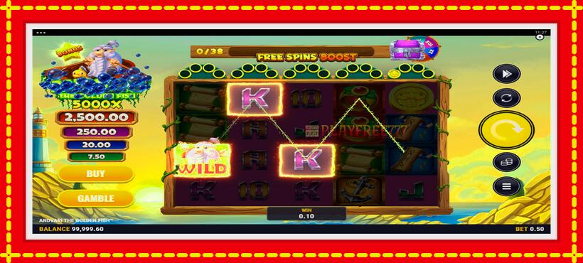 Slot machine Andvari The Golden Fish with access to free game online, picture 1