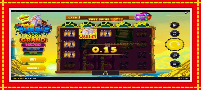 Slot machine Andvari The Golden Fish with access to free game online, picture 4