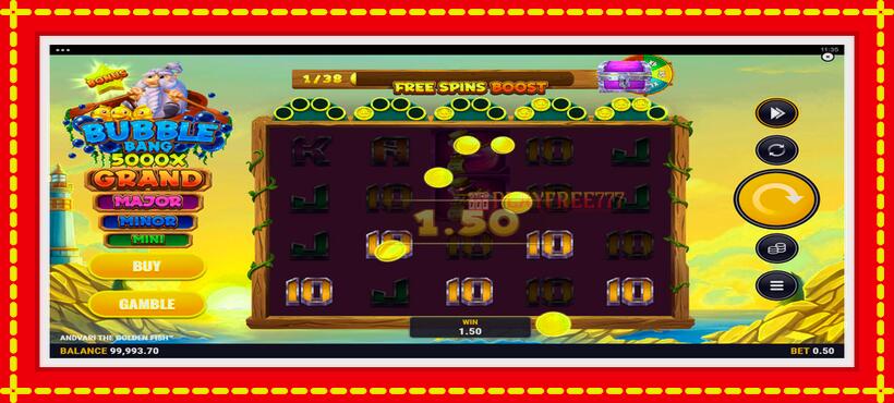 Slot machine Andvari The Golden Fish with access to free game online, picture 5